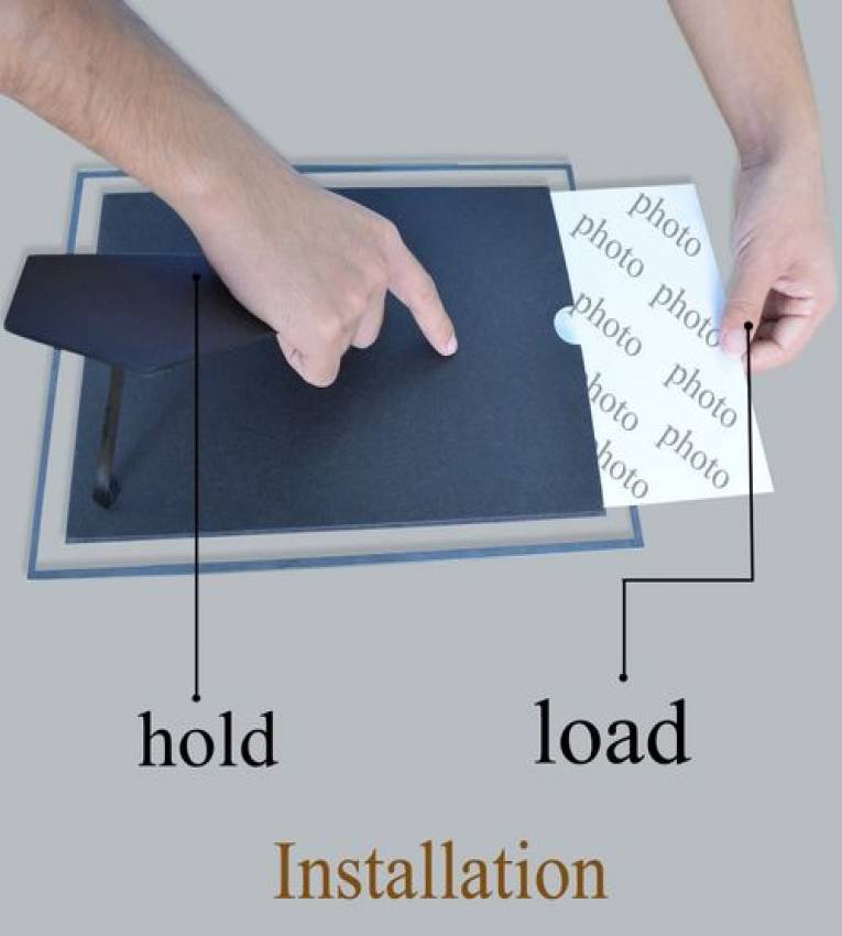 Cadre Photo A4 en Verre cristal Transparent 21x29.7 CM